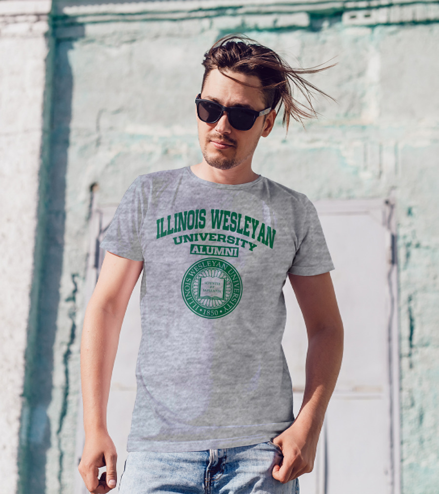 Illinois Wesleyan University Alumni Scientia Et Sapientia Seal 1850 T-Shirt