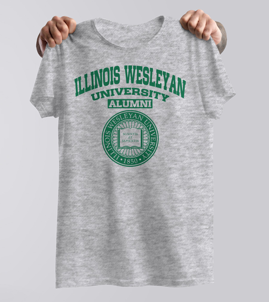 Illinois Wesleyan University Alumni Scientia Et Sapientia Seal 1850 T-Shirt