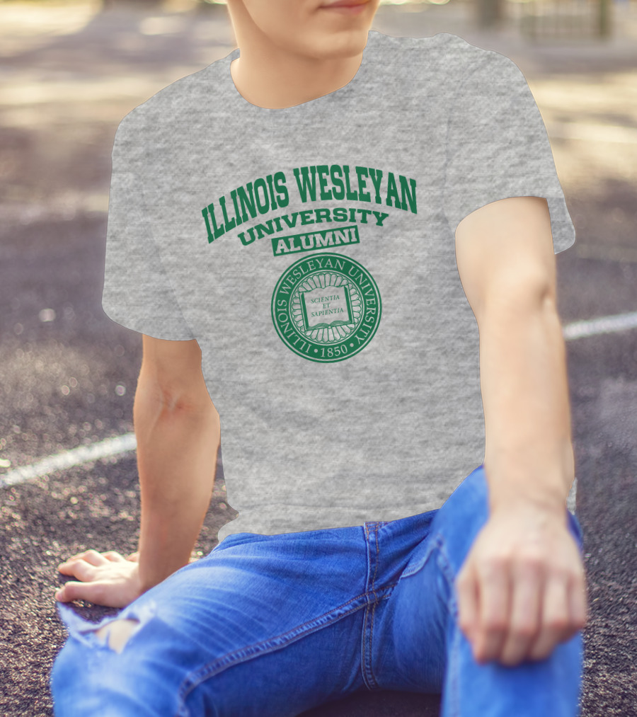 Illinois Wesleyan University Alumni Scientia Et Sapientia Seal 1850 T-Shirt