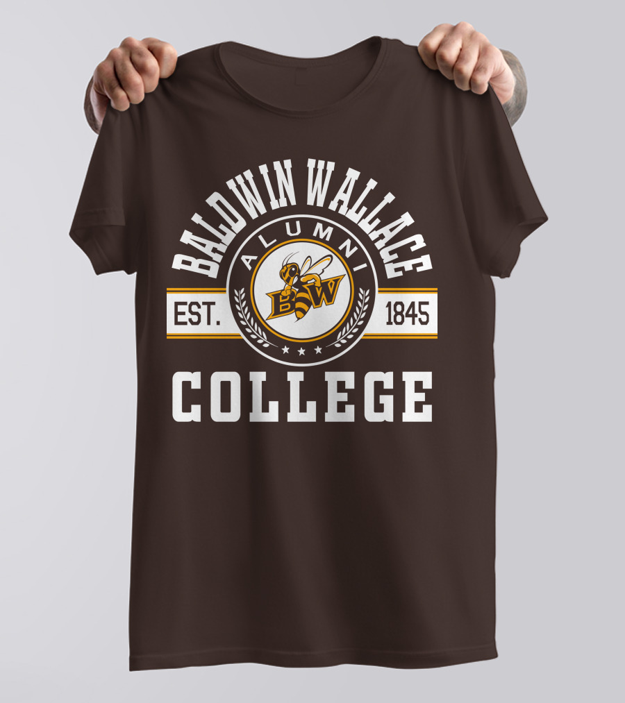 Baldwin Wallace College Alumni Est. 1845 Bee T-Shirt