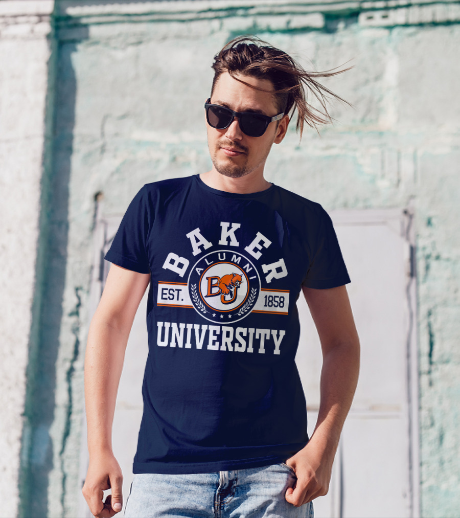 Baker University Alumni BJ Est. 1858 T-Shirt