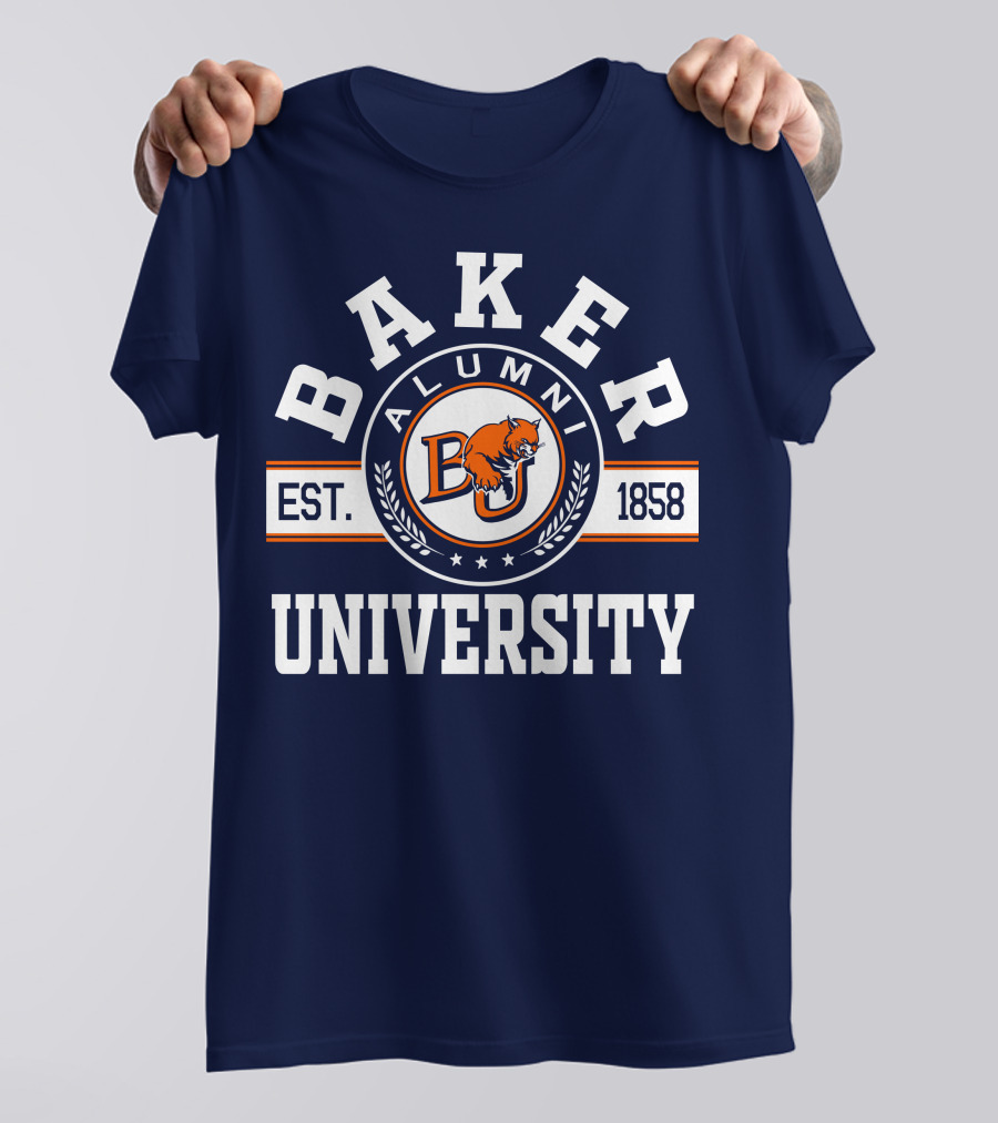 Baker University Alumni BJ Est. 1858 T-Shirt