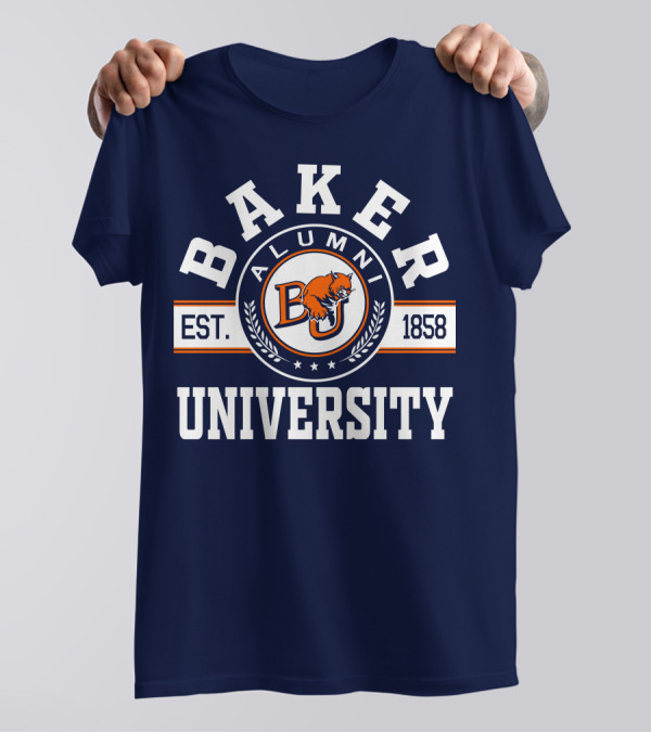 Baker University Alumni BJ Est. 1858 T-Shirt