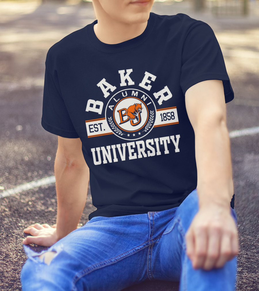 Baker University Alumni BJ Est. 1858 T-Shirt