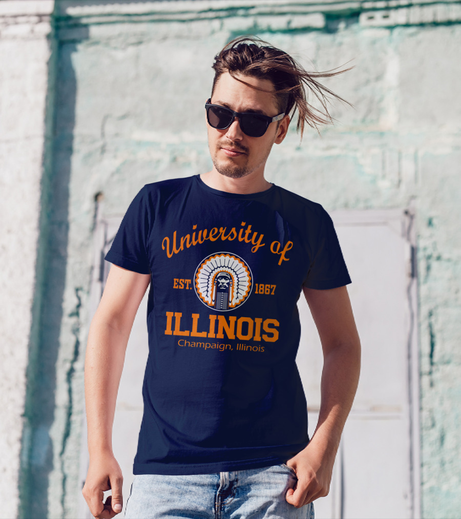 University Of Illinois Est. 1867 Champaign Illinois T-Shirt