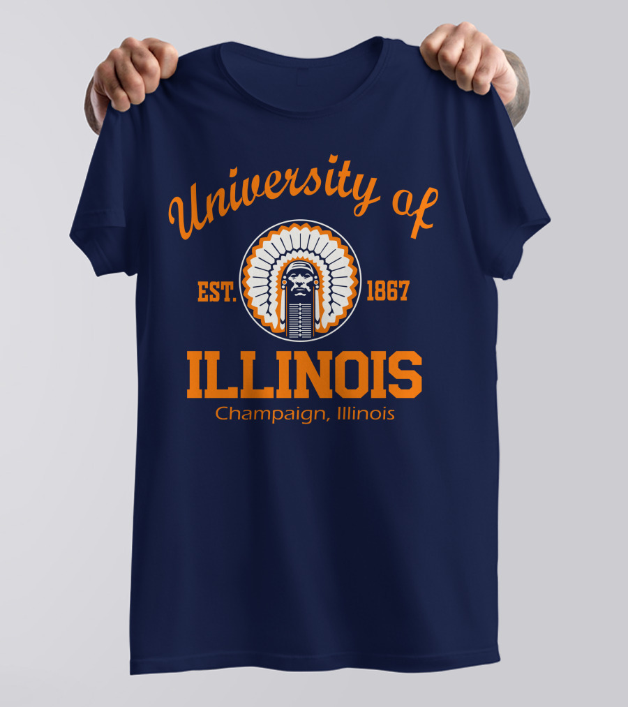 University Of Illinois Est. 1867 Champaign Illinois T-Shirt