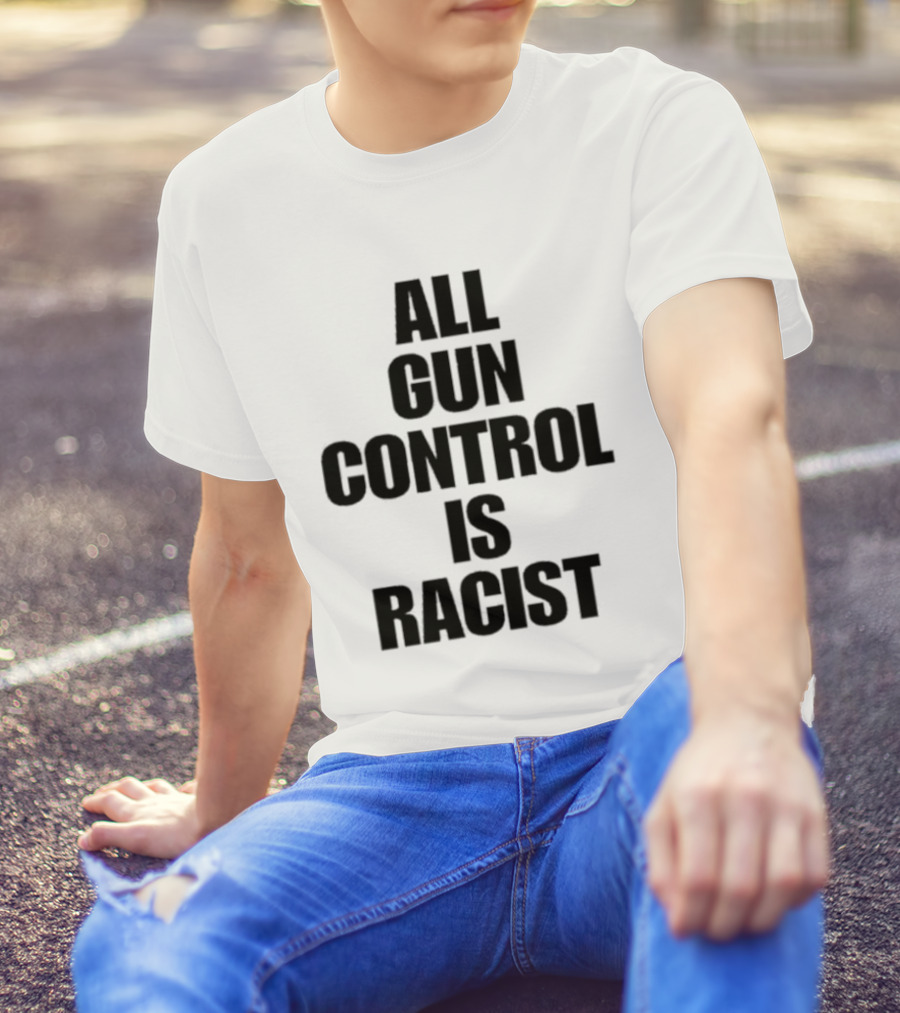 Black Patriot Vet All Gun Control Is Racist T-Shirt
