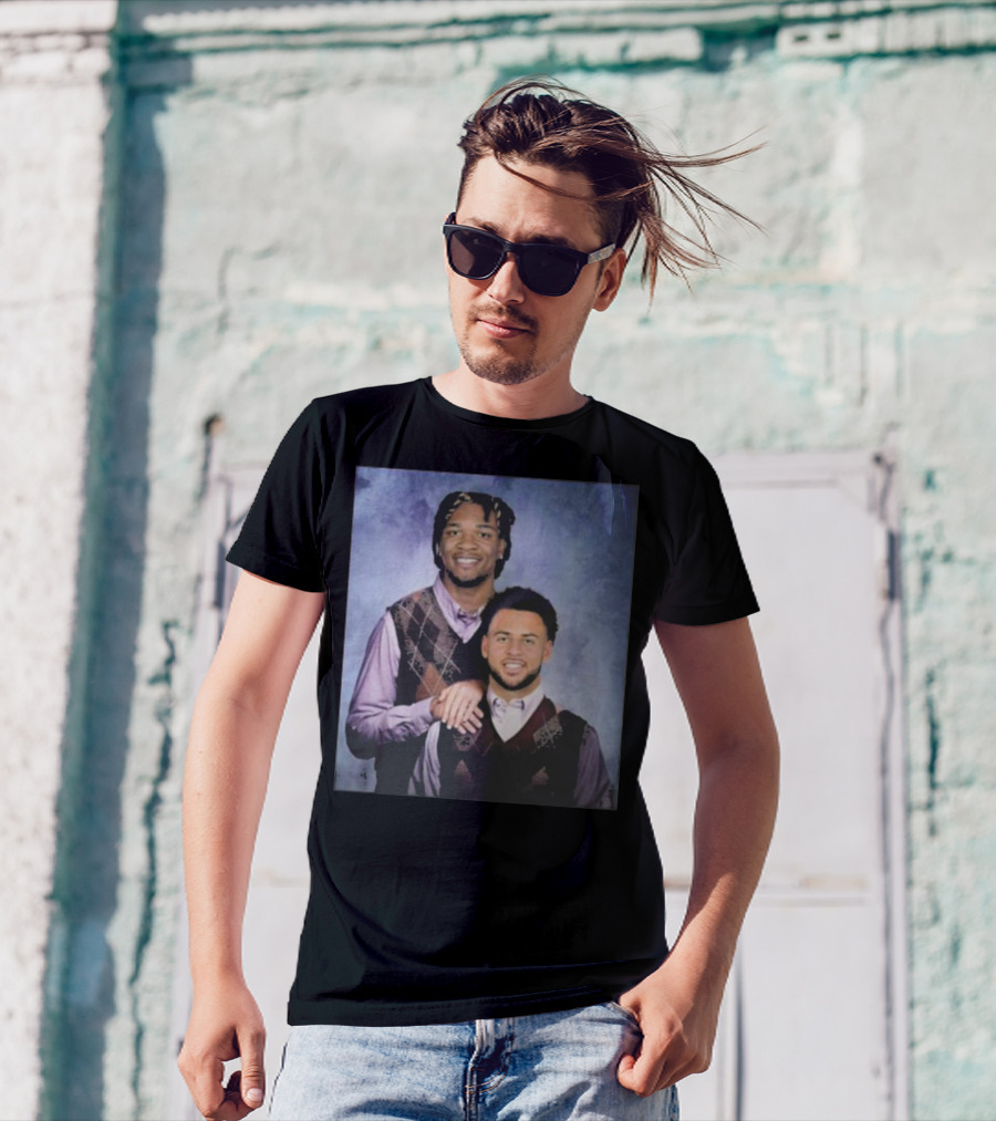 Michael Pittman Jr And Anthony Richardson Indianapolis Colts Step Brothers Meme T-Shirt