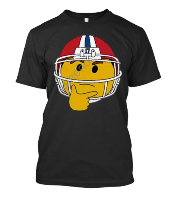 Special Edition Hmm Football Helmet Emoticon 17 T-Shirt