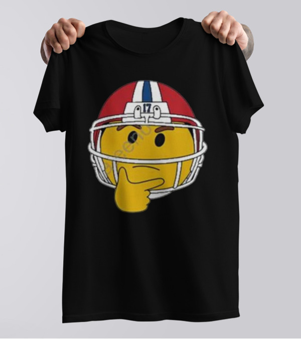 Special Edition Hmm Football Helmet Emoticon 17 T-Shirt
