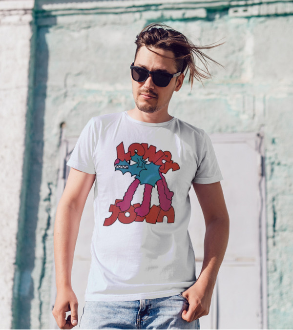Lowertown Playful Cartoon Dog T-Shirt