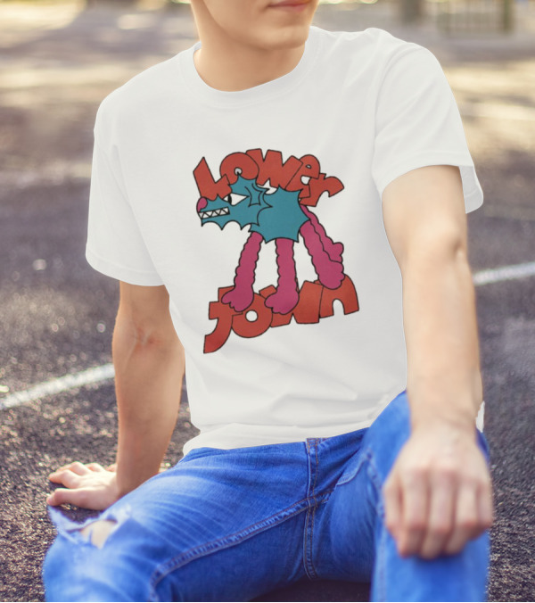 Lowertown Playful Cartoon Dog T-Shirt