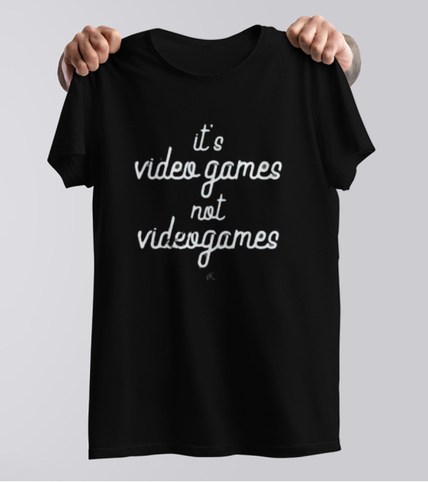 It's Video Games Not Videogames Tent T-Shirt