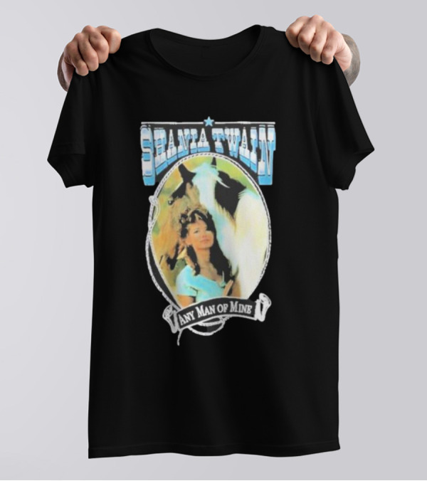 Shania Twain Any Man Of Mine Country Music Equestrian T-Shirt