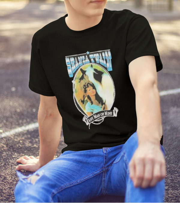 Shania Twain Any Man Of Mine Country Music Equestrian T-Shirt