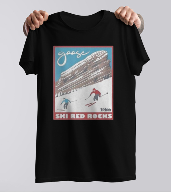 Goose Ski Red Rocks Teton T-Shirt