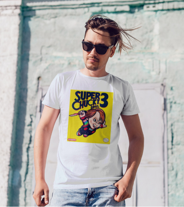 Super Chucky Bros 3 Good Guys Retro Game T-Shirt