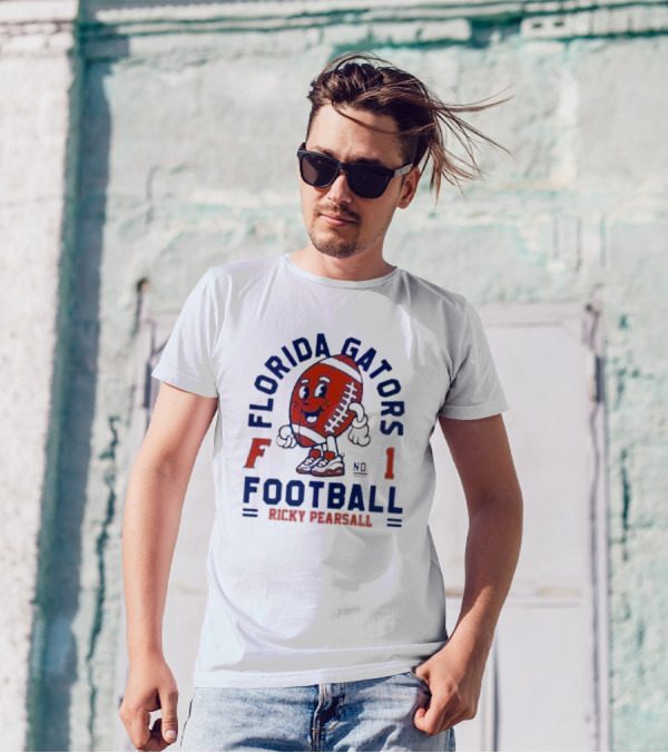 Florida Gators Football No. 1 Ricky Pearsall T-Shirt