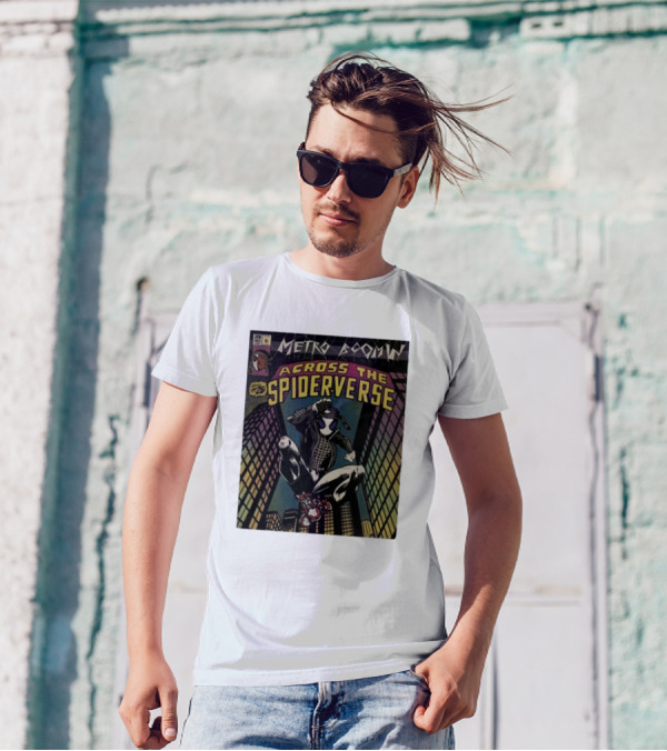 Metro Boomin Across The Spiderverse Comic Style Cover T-Shirt