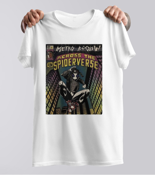 Metro Boomin Across The Spiderverse Comic Style Cover T-Shirt