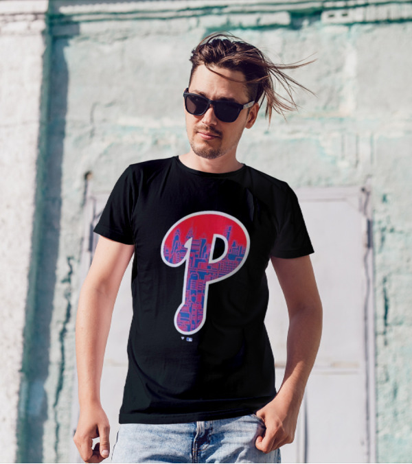 Philadelphia Phillies City Skyline P T-Shirt