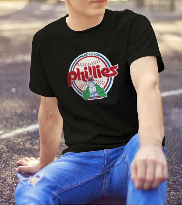 Philadelphia Phillies Cooperstown Collection Historic Liberty Bell Baseball T-Shirt