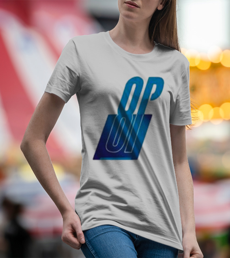 Oscar Piastri OP Blue Logo Motif T-Shirt