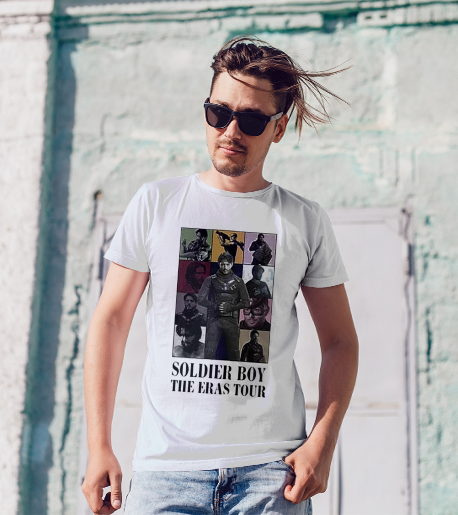 Soldier Boy The Eras Tour Multicolor Collage T-Shirt