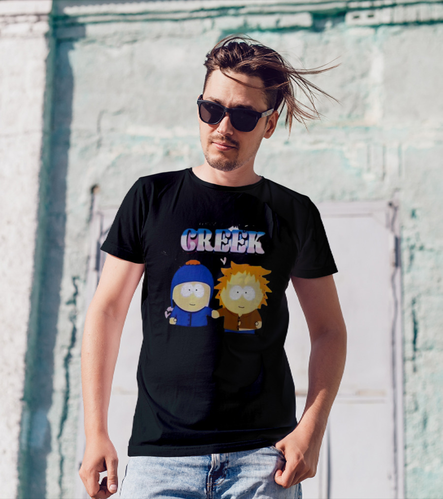 Tweek And Craig Creek Cartoon Hearts T-Shirt