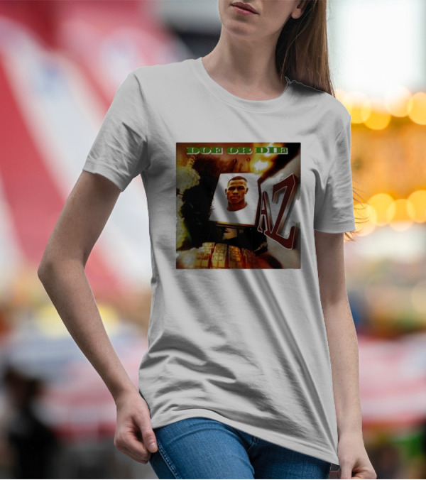 Up North Trips AZ Doe Or Die Album Cover Art 90s Hip Hop Classic T-Shirt