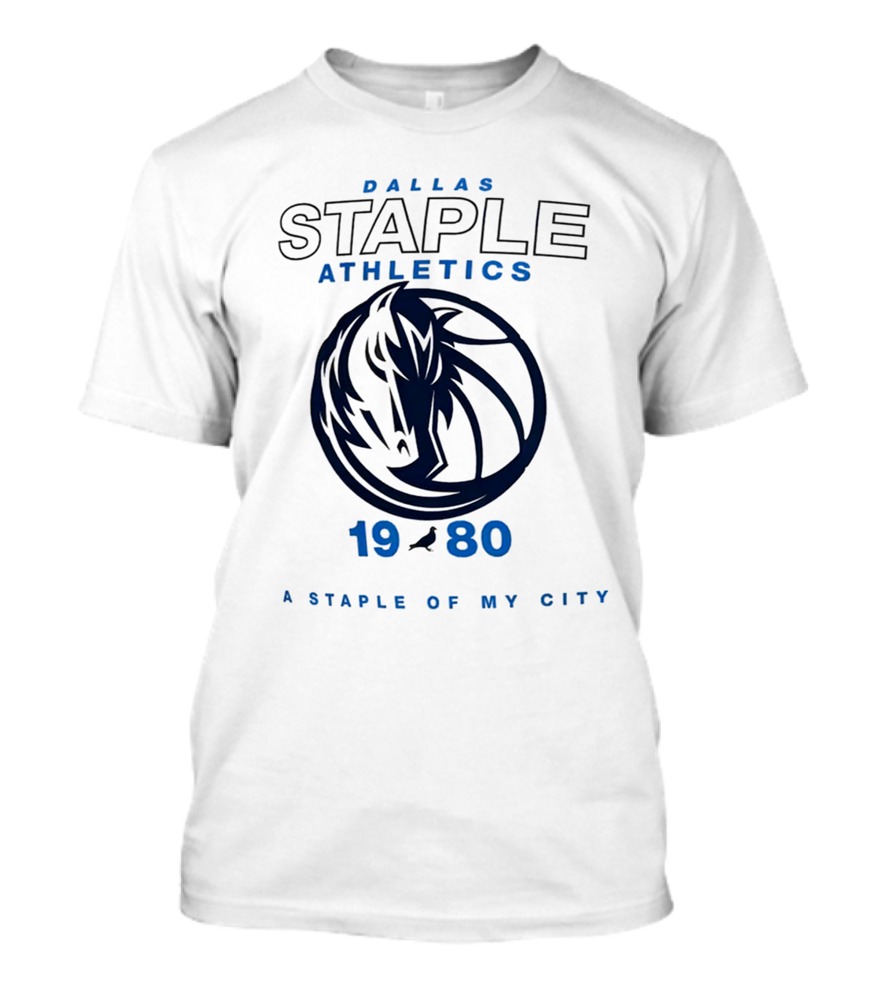 DALLAS STAPLE ATHLETICS 1980 A STAPLE OF MY CITY T-Shirt