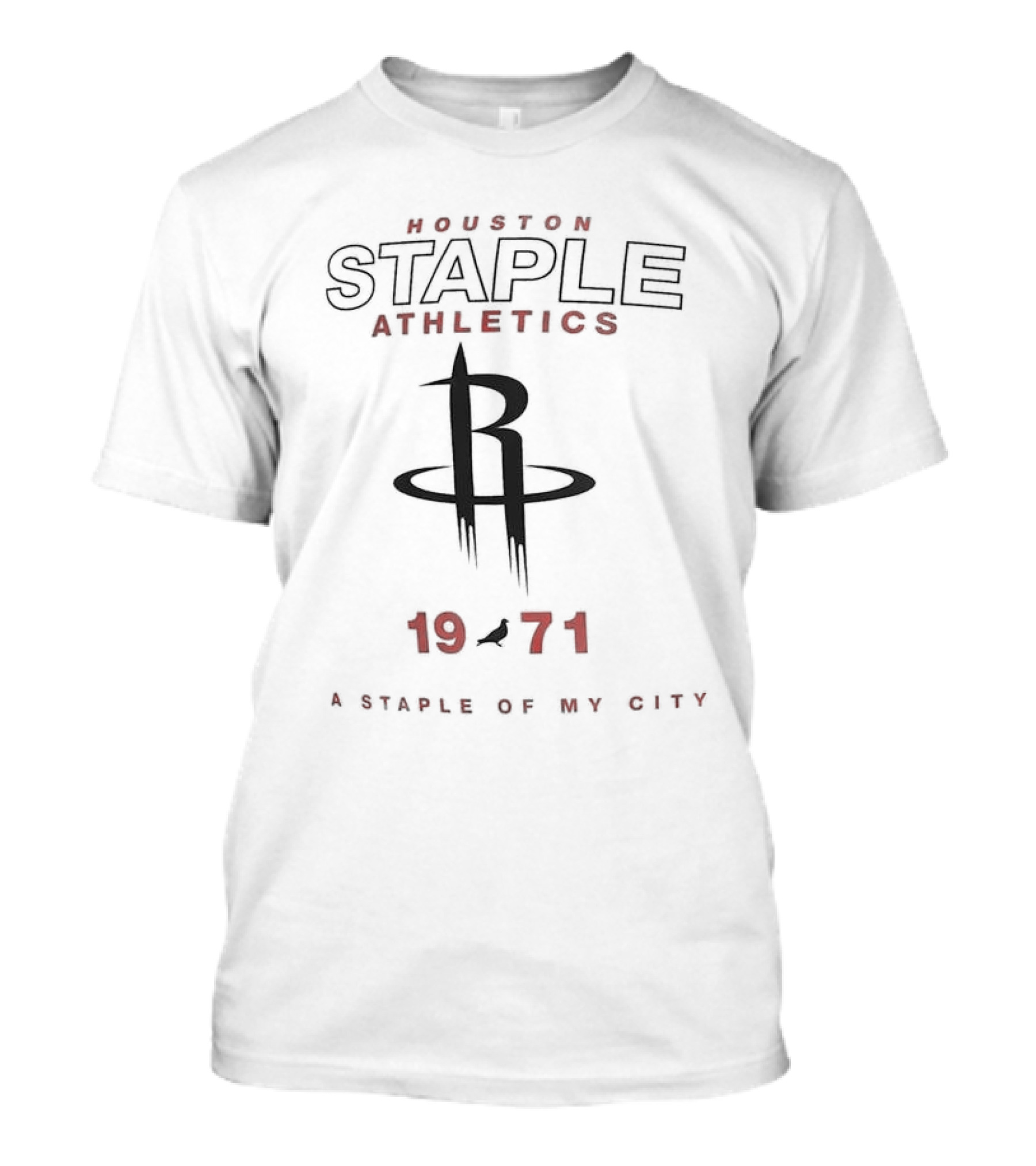 Houston Rockets Staple Athletics 1971 A Staple Of My City T-Shirt
