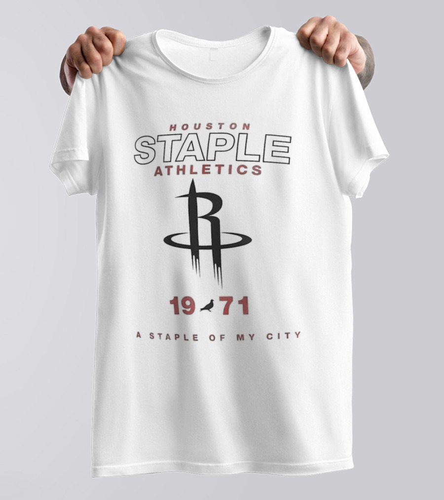 Houston Rockets Staple Athletics 1971 A Staple Of My City T-Shirt