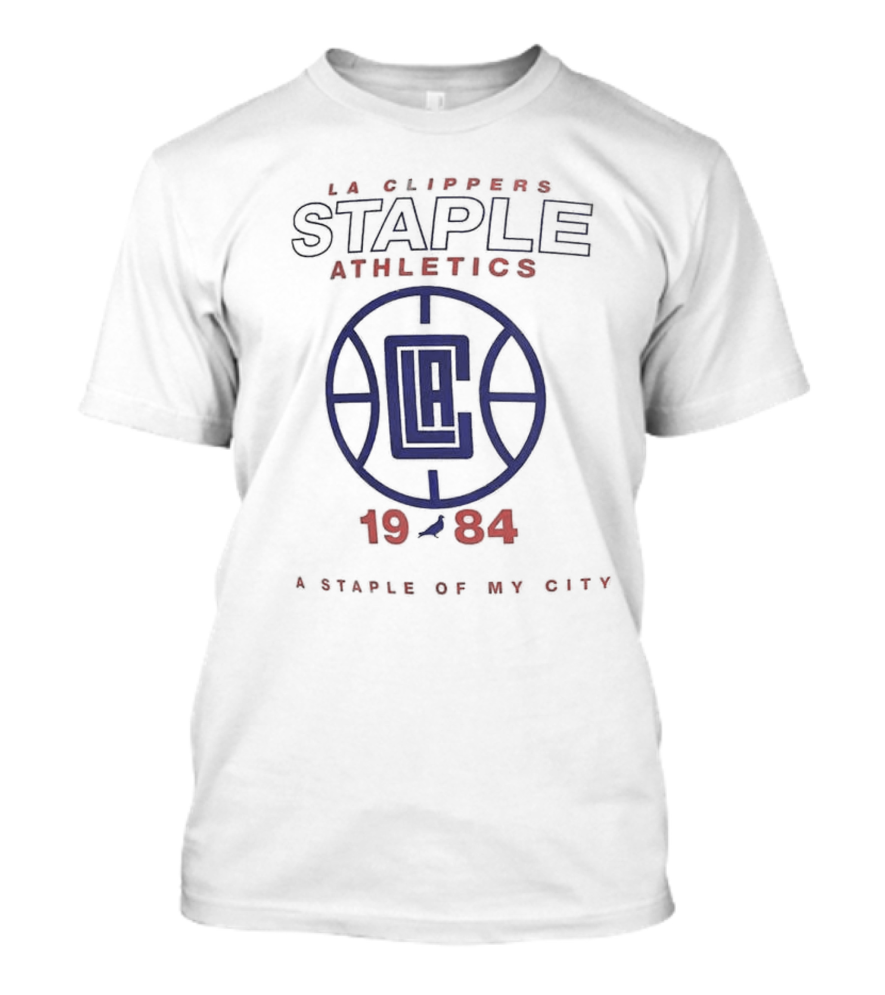 LA Clippers Staple Athletics 1984 A Staple Of My City T-Shirt