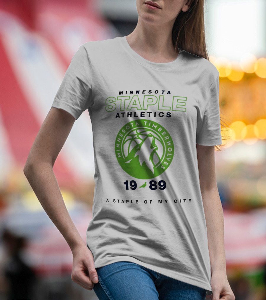Minnesota Staple Athletics Timberwolves 1989 A Staple Of My City T-Shirt
