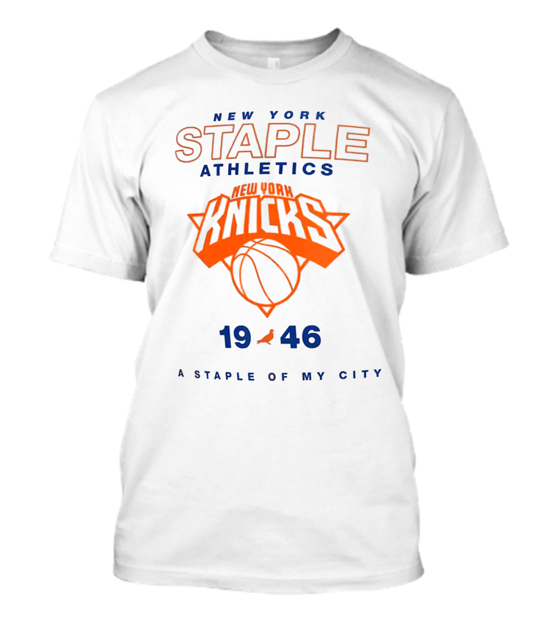 New York Knicks Staple Athletics 1946 A Staple Of My City T-Shirt