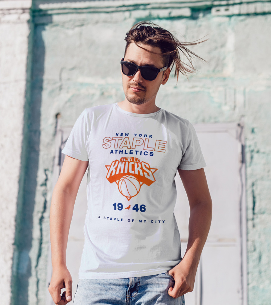 New York Knicks Staple Athletics 1946 A Staple Of My City T-Shirt