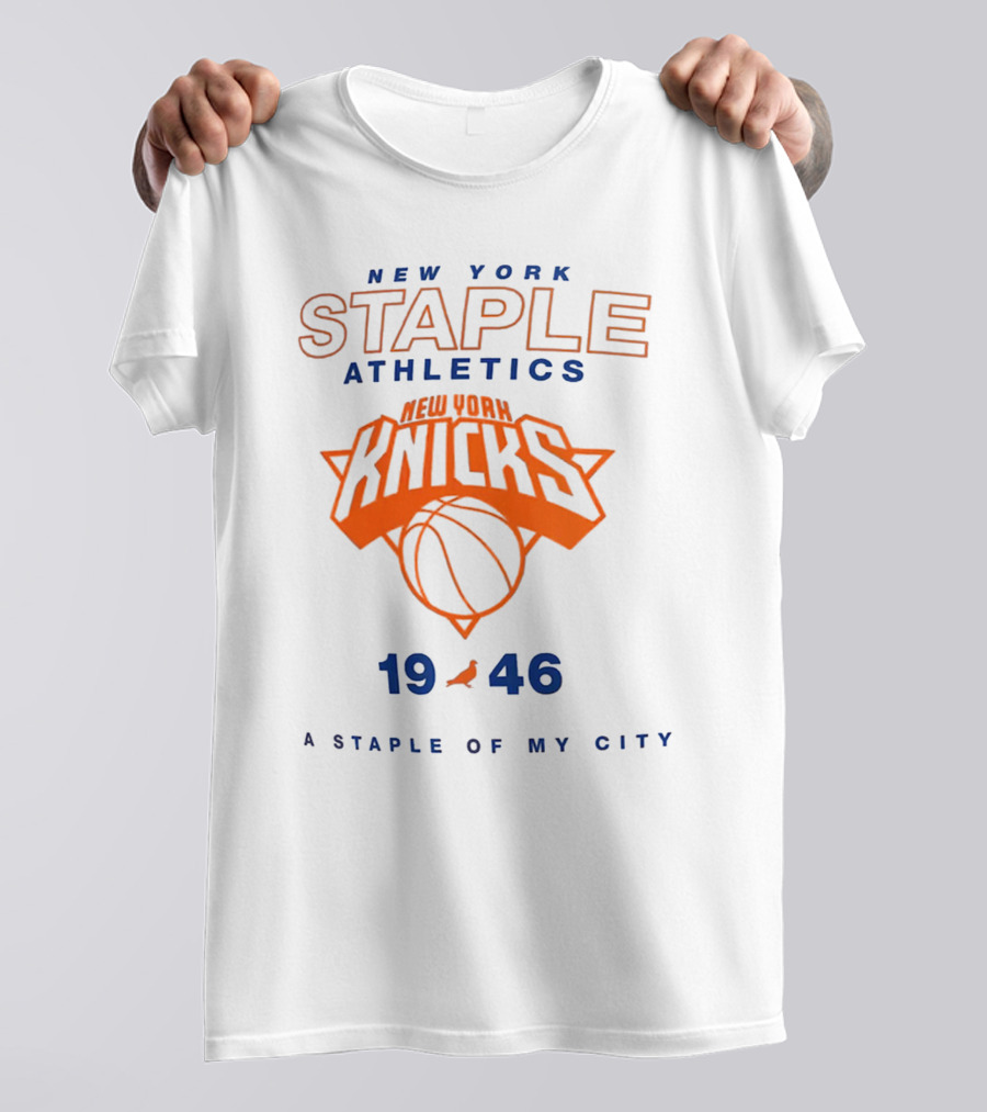 New York Knicks Staple Athletics 1946 A Staple Of My City T-Shirt