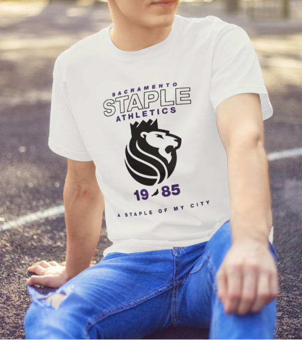 Sacramento Kings NBA X Staple Athletics 1985 A Staple Of My City T-Shirt