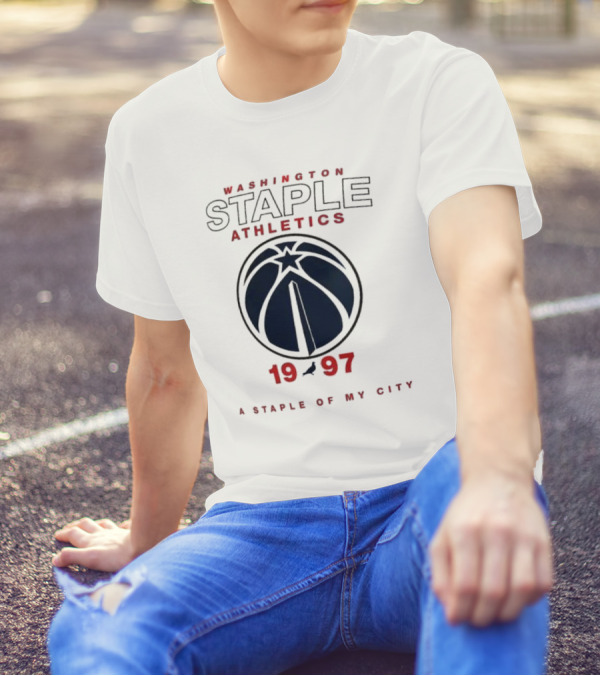 Washington Staple Athletics 1997 A Staple Of My City T-Shirt