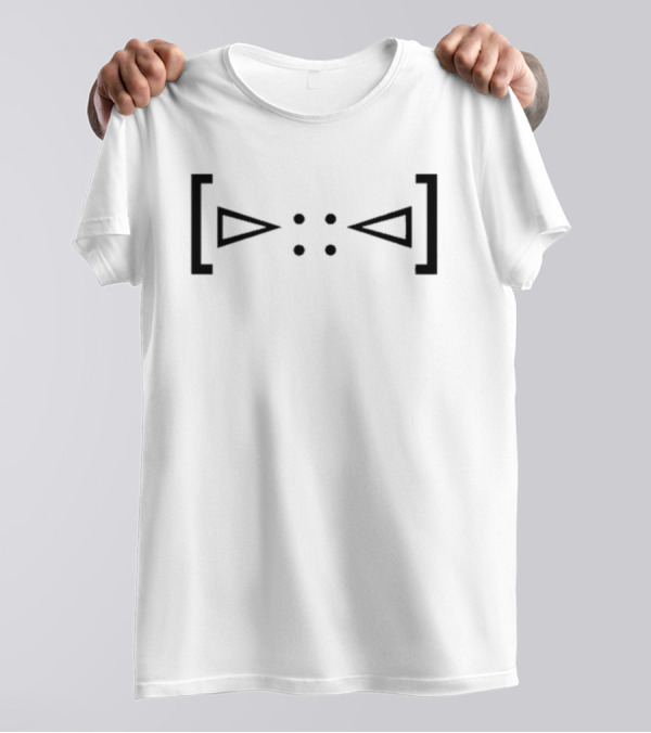 Agc Bracketed Dotted Triangle Face T-Shirt
