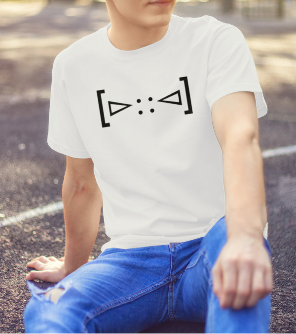 Agc Bracketed Dotted Triangle Face T-Shirt
