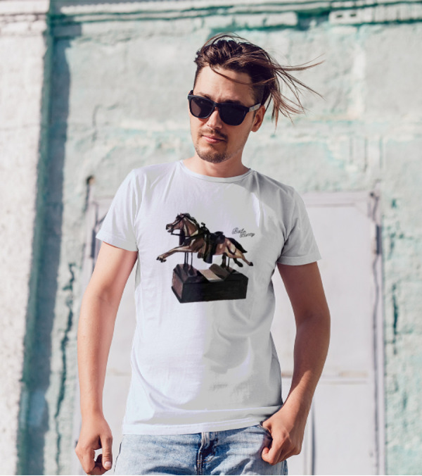 Bad Bunny Un Preview Horse Statue T-Shirt