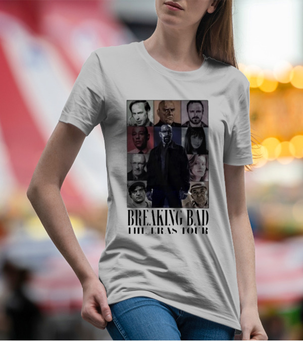 Breaking Bad The Eras Tour Characters Collage T-Shirt