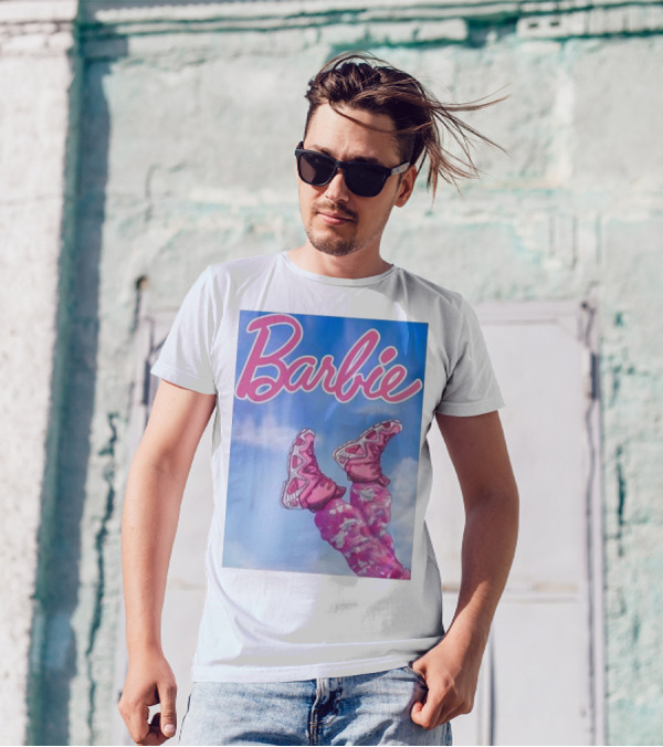Nafo Trinzu Blgr Lowa Barbie Pink Shoes Sky Background T-Shirt