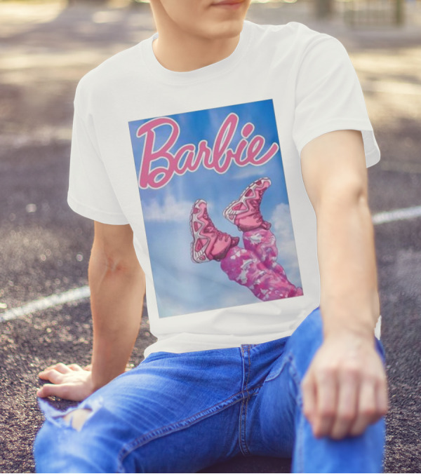 Nafo Trinzu Blgr Lowa Barbie Pink Shoes Sky Background T-Shirt