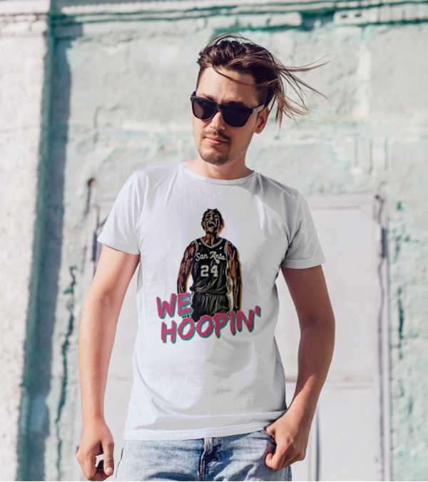 San Anto 24 We Hoopin' Tom Petrini Devo T-Shirt