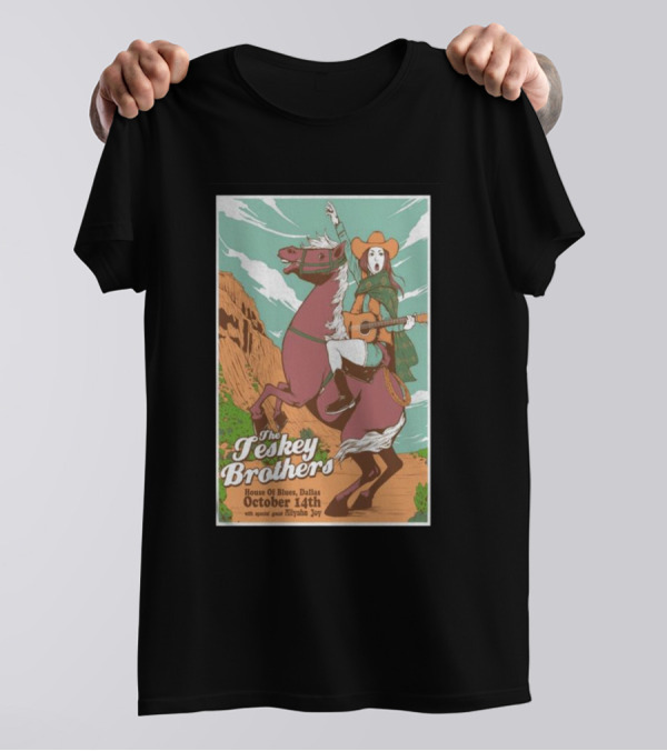 The Teskey Brothers House Of Blues Dallas October 14th With Special Guest Allysha Joy T-Shirt
