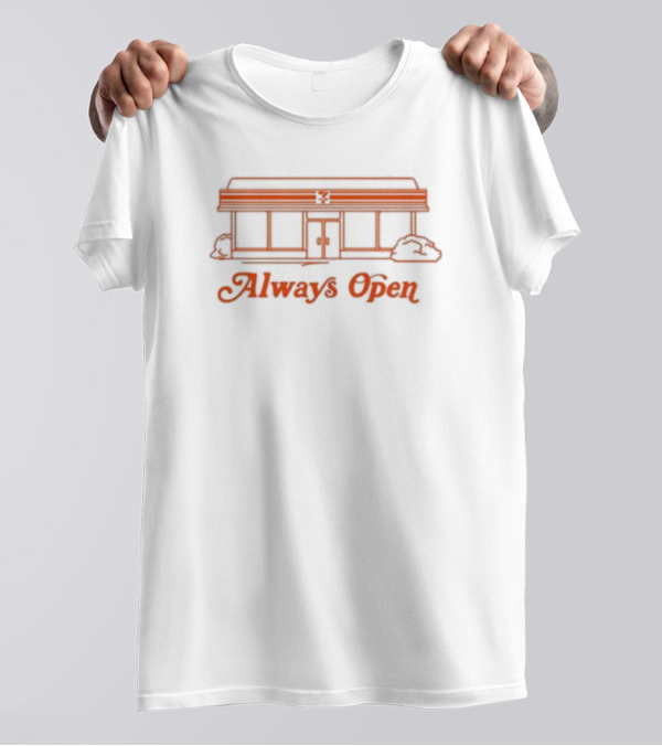 Front Office Sports Always Open Retro Storefront T-Shirt