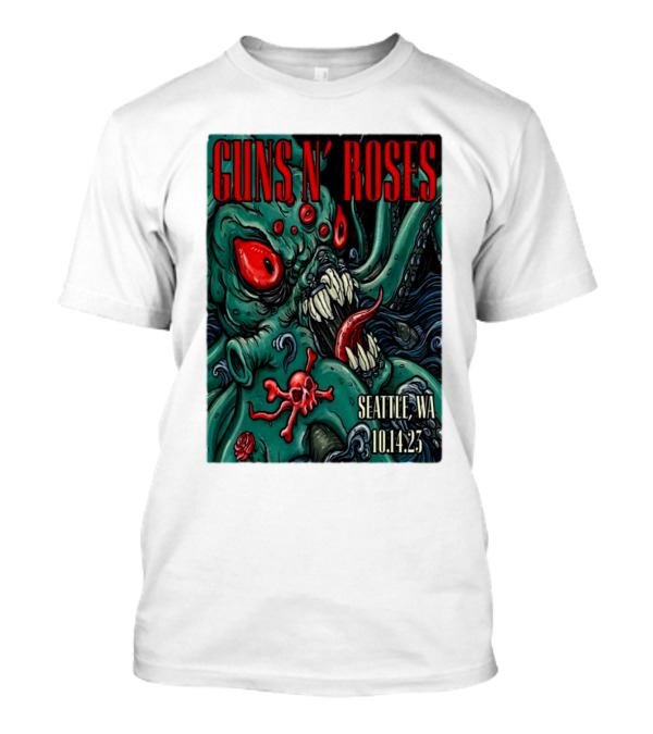 Guns N Roses Seattle WA 10.14.23 Monster T-Shirt